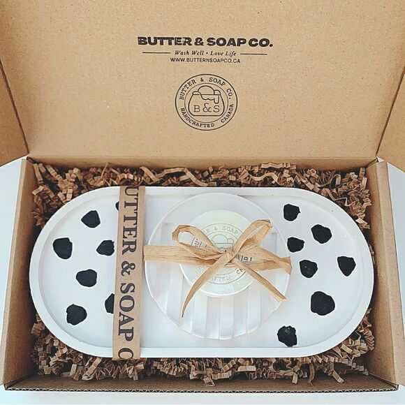 🖤Lavender Essential Oil Shea Soap Gift Box - Picture 1 of 5